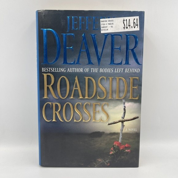 Jeffery Deaver Roadside Crosses Dust Jacket 1st Edition 2009 - Picture 1 of 7